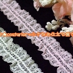 【送料無料】　No.742　両山フリルレース 巾２cm　２色セット　２M