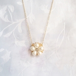 ～お花・パールのペンダント・ネックレス～