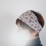 オールドローズ　ゆるっとターバン★コーデのアクセントに*春のお出かけに*