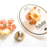 ☆再販☆ Pinbadge No.002［ベーコンエッグ］