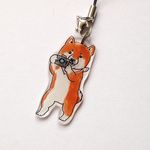 カメラ柴犬ストラップ
