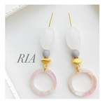 ♢ミルキーピンクチャームピアス/イヤリング♢♡400