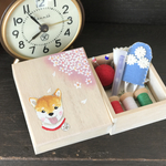 8michuheart様用「柴犬ワンコと桜」送料無料