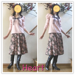 肩山、袖口、おリボン可愛い、春色トップス💖お嬢様風に着こなせる嬉しい一枚❣️❣️