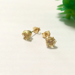 14KGF☆jewelピアス・レモンクォーツ