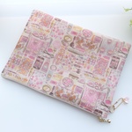 【再販】LIBERTY　 Forget me nots　フォーゲット・ミー・ノッツ　11P　クリアポケットポーチ　Ａ５サイズ　★母子手帳ポーチにも♪
