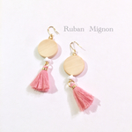 春♡ ヴィンテージビーズ×ウッドビーズ×タッセル 