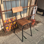 古材   スクールチェア  