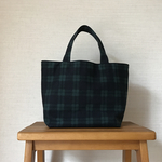 トートバッグ小 ブラックウオッチ柄小