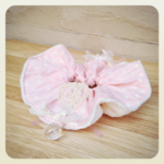 【SOLD OUT】白うさぎのシュシュ 大きめサイズ