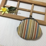 和柄＊がま口財布・小《縞》