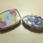押し花のピルケース