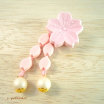 お干菓子（桜）ブローチ