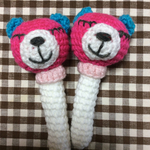 ぶんぶんくまさん シングル ビビットピンク