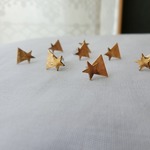 幾何学する星のピアス