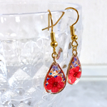 再再再販【送料込】 小さなお花のしずくピアス(イヤリング)