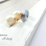 フローライトの2wayピアス