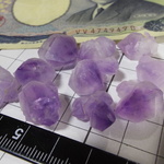 《気まぐれセール10個セット現物売り♪》天然アメジストシード♪チベット産紫水晶♪No.00611