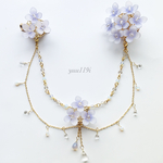 ＊紫陽花のバックカチューシャ＊