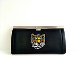 No.50 New!! 文鎮口金 長財布 合皮 タイガーワッペン