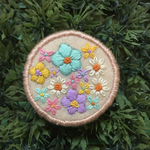 お花の刺繍ブローチ✴︎143
