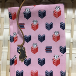 本読む猫文庫本ブックカバーP