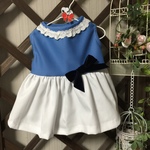 爽やかブルーのワンピース