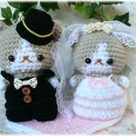★O様オーダー分★あみぐるみ★ウエディング♡子猫ちゃん♪