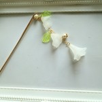 釣鐘草の揺れるかんざし