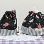 入園入学準備♪カッコイイカブトムシ柄　ランチ2点セット 