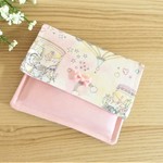 内ポケットのついたポケットティッシュケース　メリーゴーランド＆ユニコーンピンク