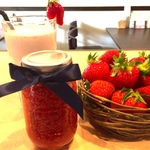いちごの酵素ドリンク＊ミルクで割って"いちごミルク"に♡スッキリとソーダ割りも美味しい