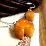 アップルパイのネックレス&ピアスセット