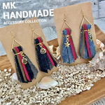 選べる‼︎デニム&チャーム♡ピアスorイヤリングor樹脂