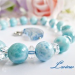 【特価品・3/31まで】♡最上級ラリマー&月の妖精♡ｊ55♡ パワーストーン＊