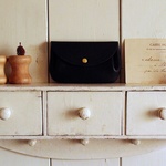 【　Tenohira coin purse  / soft black】