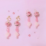 Pink Rose Lover♡（イヤリング/ピアス/樹脂ピアス）