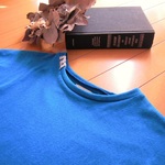 RickRack　フレンチＴシャツ　天竺ニット　ミントグリーン　空色　Ｍ