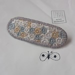 再販！ skyful ライトグレー バレッタ ミナペルホネン ハンドメイド