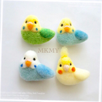[受注作成】インコちゃんブローチ♡mkmy