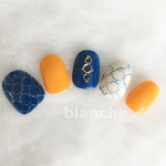 blanche★ジェルネイル★サークルネイル