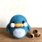 しもぶくれたまご・ペンギン(青)