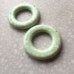 ヴィンテージ アクリルドーナツリング Mグリーン 43mm 2こ