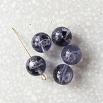 ヴィンテージ アクリルラウンドインクビーズ 18mm 4こ