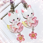 桜ニャンコのキーホルダー【5個限定】