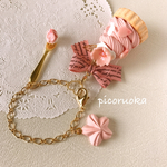 【限定】桜モンブランのバッグチャーム
