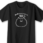 おっ、お前は！？【ブラック】ekot Tシャツ <イラスト：okadapan>