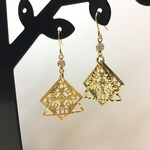 ちょっぴり大人ゴールドなピアス