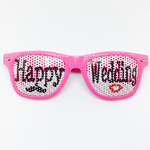 HAPPY WEDDING ウェディングサングラス  ピンク