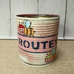 リメ缶 つんつん蜂  ピンク